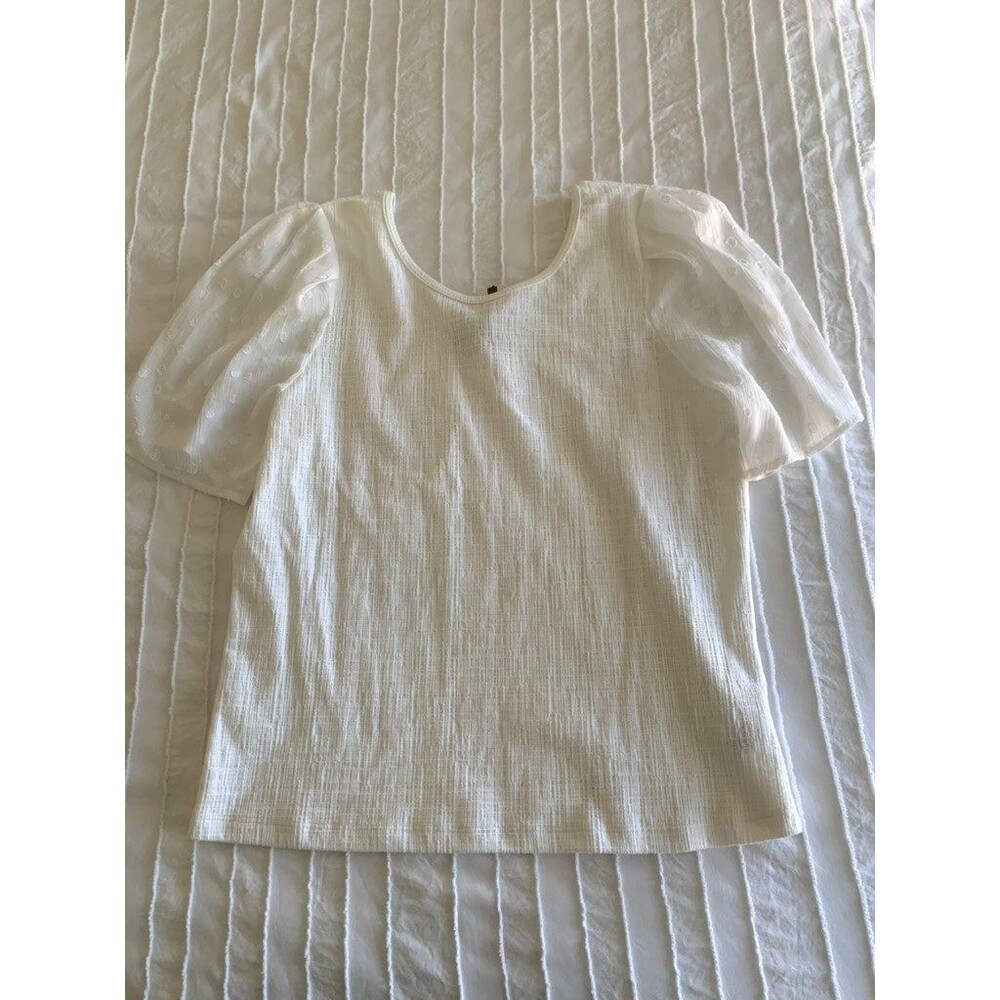 Current Air Anthropologie Medium Flutter Sleeve Knit Sweater boho trendy preppy